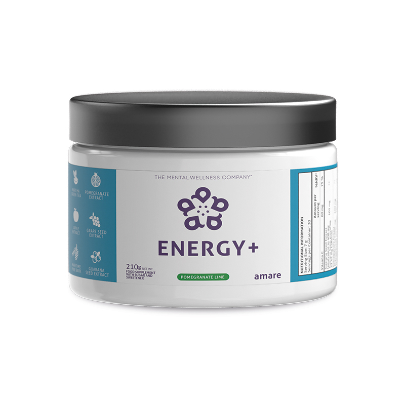Amare Energy+ Pomegranate Lime – Mentális és fizikai energiatámogató étrend-kiegészítő
